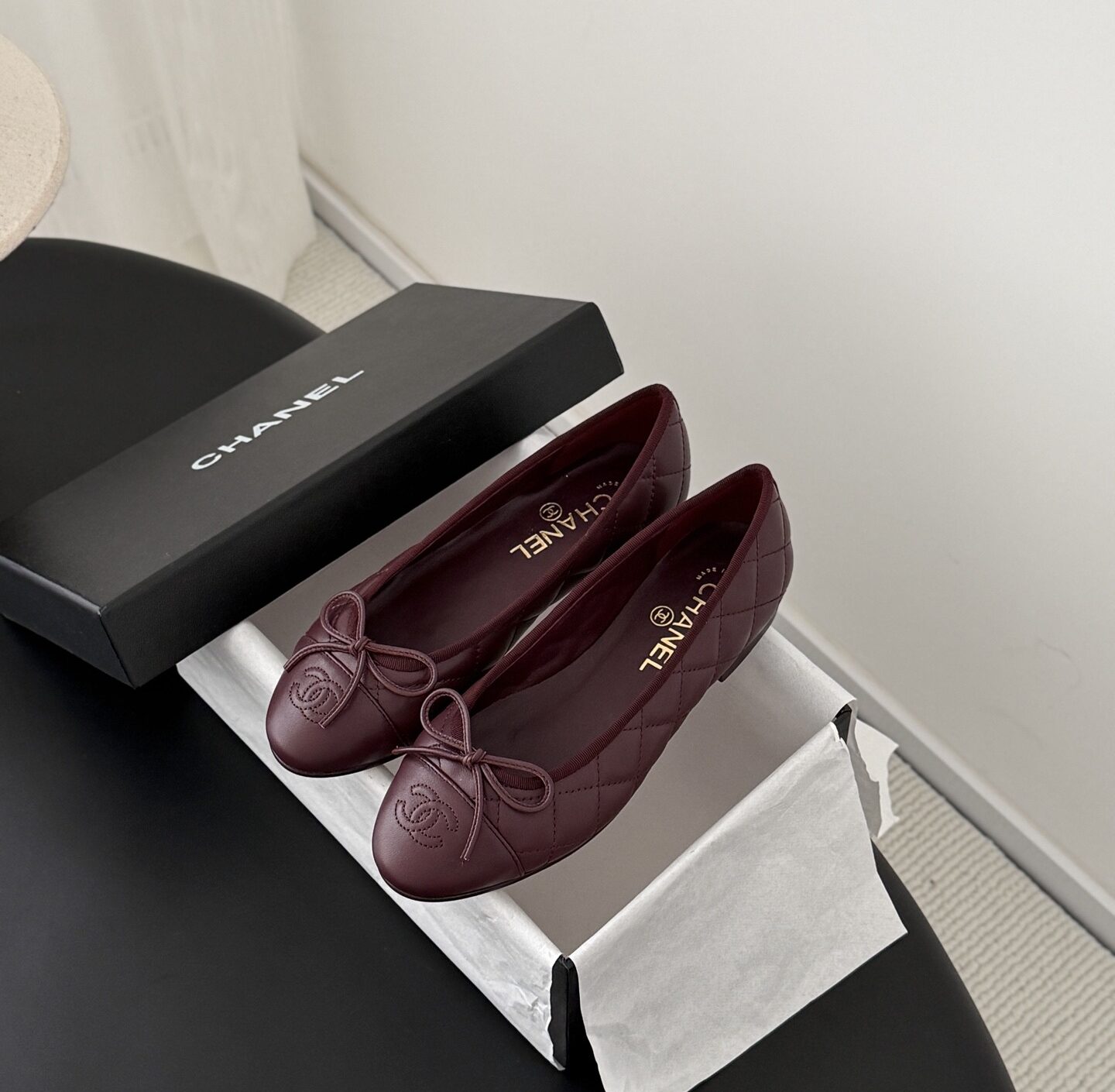 IMG_4552-2-e1788173369909.jpeg Chanel Lambskin Ballet Flat - Image 1